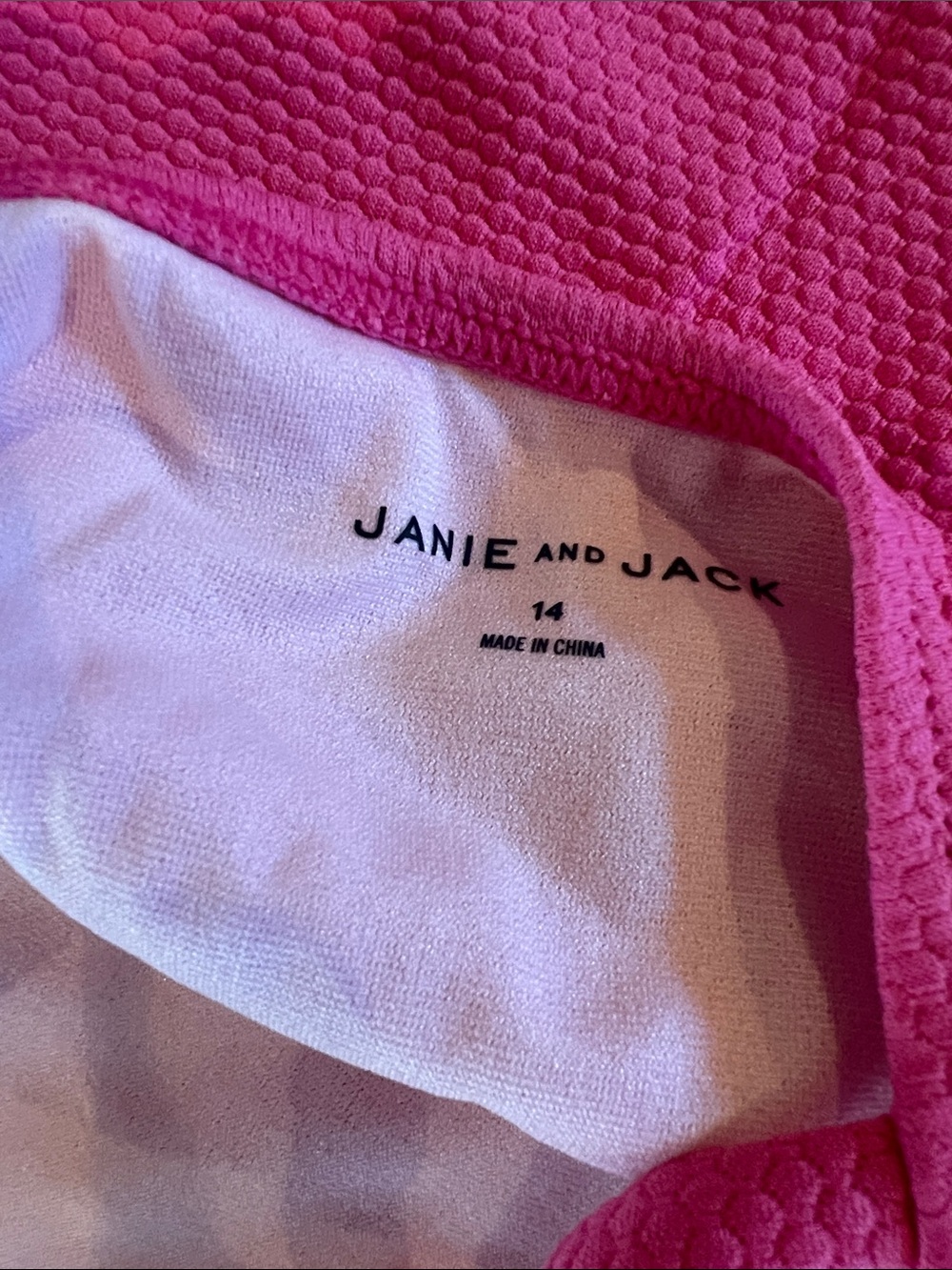 Janie and Jack girls swimsuit, size 14 - Picture 3 of 4